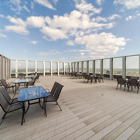 Ans Hanza Tower 17th Floor With View, Swimming Pool Area With Saunas, Viewing Terrace * Щецин