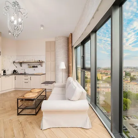 Ans Hanza Tower 17th Floor With View, Swimming Pool Area With Saunas, Viewing Terrace Апартаменты *