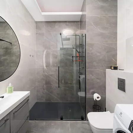 Ans Hanza Tower 17th Floor With View, Swimming Pool Area With Saunas, Viewing Terrace 公寓 什切青