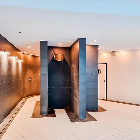 公寓 Ans Hanza Tower 17th Floor With View, Swimming Pool Area With Saunas, Viewing Terrace 什切青