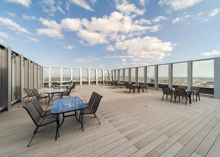 Ans Hanza Tower 17th Floor With View, Swimming Pool Area With Saunas, Viewing Terrace * Szczecin